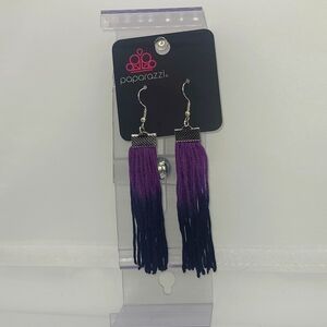 Paparazzi Ombre Purple Earrings